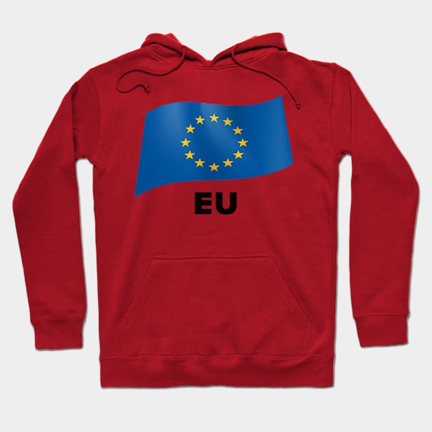 EU -  European Flag Hoodie by fistfulofwisdom